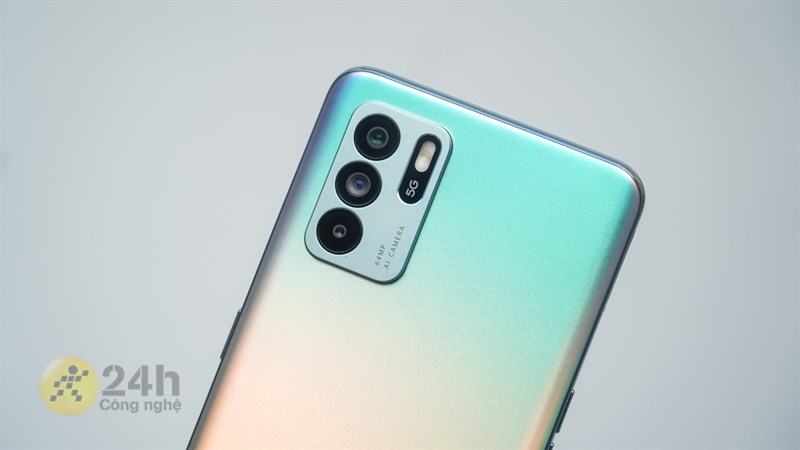 Cụm 3 camera sau trên OPPO Reno6 Z 5G