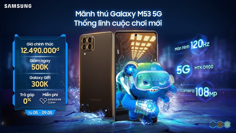 Galaxy M53 giá bao nhiêu?