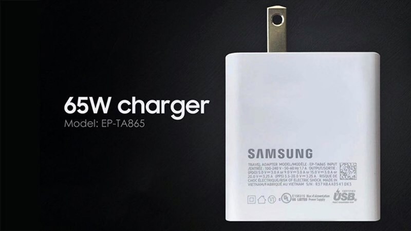 Củ sạc nhanh 65 W của Samsung đạt chứng nhận quan trọng