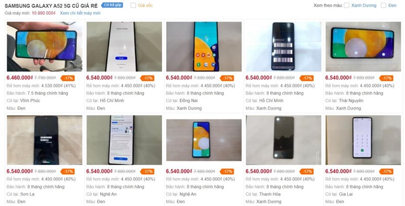 GALAXY A52 5G CŨ GALAXY A52 5G CŨ