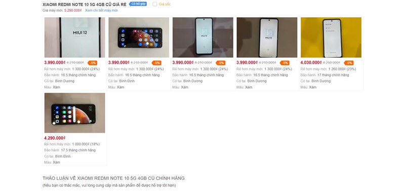 Xiaomi Redmi Note 10 5G 4GB Xiaomi Redmi Note 10 5G 4GB
