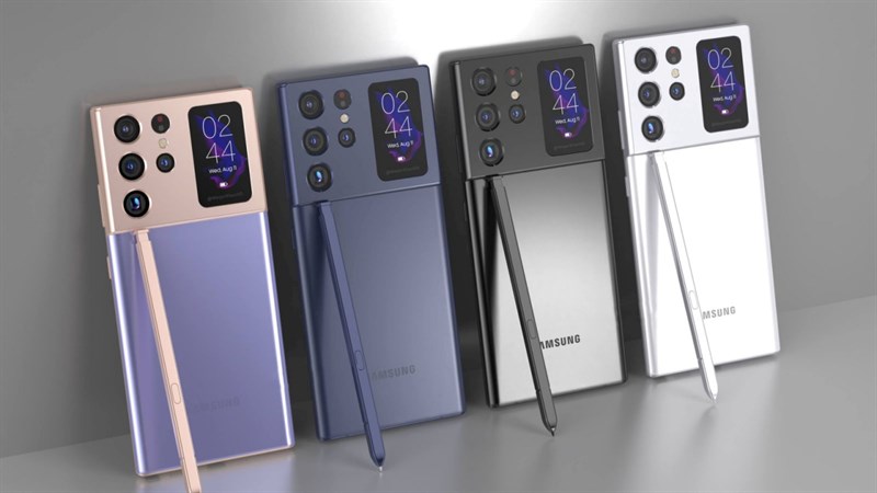 Galaxy Note 21 Ultra đẹp lạ qua concept mới: Màn hình cong như dòng Edge, thêm màn hình phía sau và đa màu thời thượng