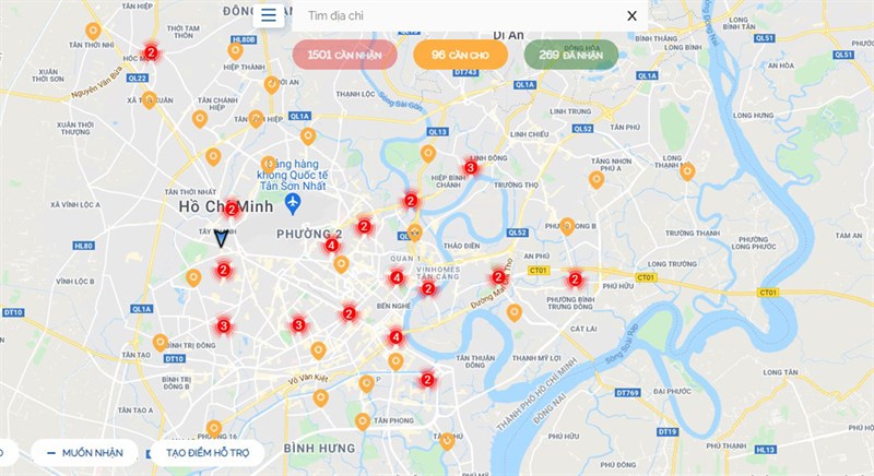 Bản đồ cứu trợ - SOSmap