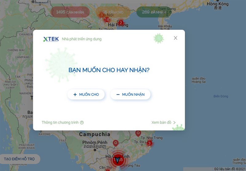 Bản đồ cứu trợ - SOSmap