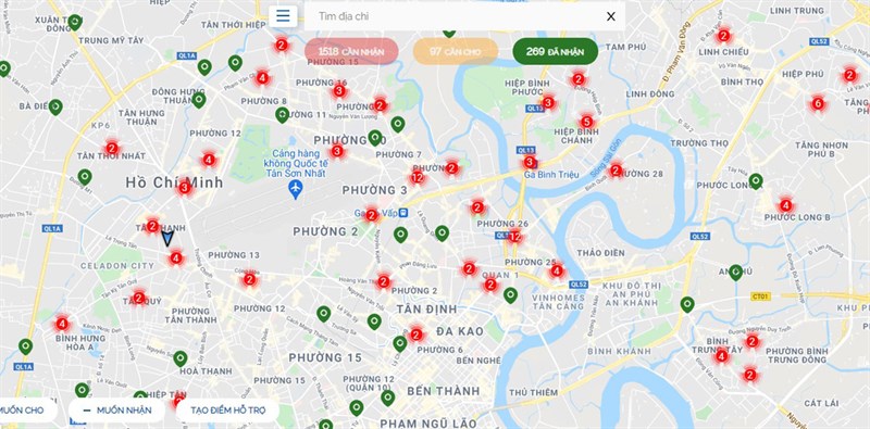 Bản đồ cứu trợ - SOSmap