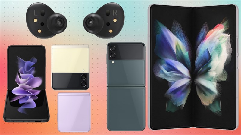 Galaxy Z Fold 3, Galaxy Flip 3 và Galaxy Buds 2 lộ giá bán