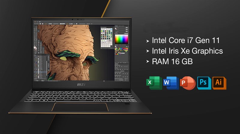 Cấu hình MSI Summit E13 Flip Evo mạnh mẽ với con chip Intel Core i7 thế hệ thứ 11. Cấu hình MSI Summit E13 Flip Evo mạnh mẽ với con chip Intel Core i7 thế hệ thứ 11.