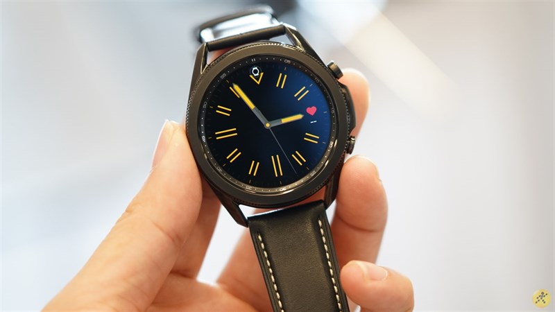 Samsung Galaxy Watch 3 41mm viền thép bạc dây da Samsung Galaxy Watch 3 41mm viền thép bạc dây da