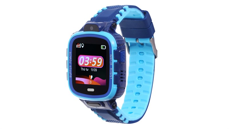 Đồng hồ định vị trẻ em Kidcare 26 xanh Đồng hồ định vị trẻ em Kidcare 26 xanh