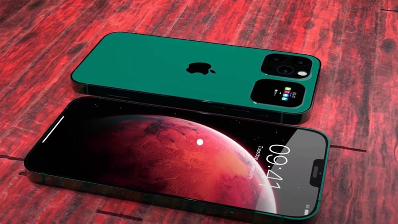 iPhone 13 Pro và Pro Max lộ thêm concept với màn hình phụ phía sau mặt lưng cực đẹp