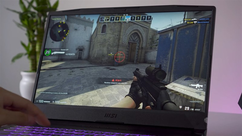 Trải nghiệm chiến game trên màn hình 144 Hz thực sự rất đã. Trải nghiệm chiến game trên màn hình 144 Hz thực sự rất đã. Nguồn Laptop Media.