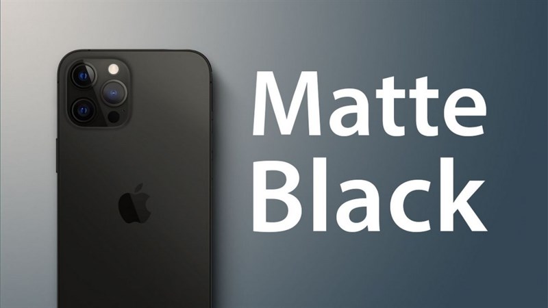 iPhone 13 Pro Max màu Matte Black iPhone 13 Pro Max màu Matte Black