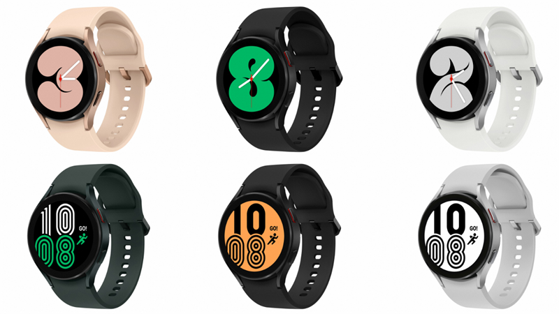 Các tùy chọn màu sắc của Galaxy Watch 4 bản tiêu chuẩn. Nguồn: Samsung. Các tùy chọn màu sắc của Galaxy Watch 4 bản tiêu chuẩn. Nguồn: Samsung.