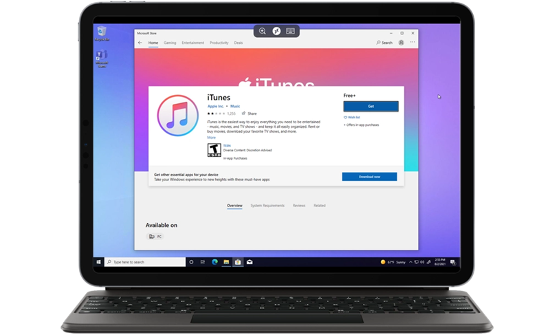 Tải ứng dụng iTunes trên Windows 365 Cloud PC. Nguồn: 9to5Mac.