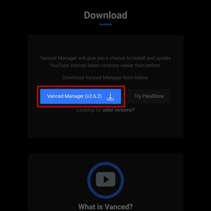 Cách tải YouTube Vanced APK mới nhất 2023