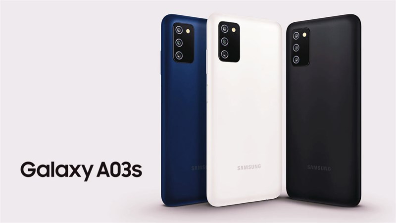 Galaxy A03s ra mắt: Thiết kế trẻ trung nhiều màu sắc lựa chọn, pin lớn, 3 camera sau mà giá chỉ từ 3.5 triệu đồng