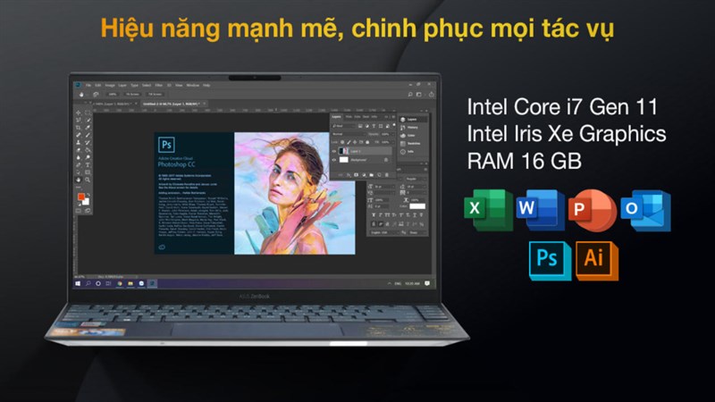 TOP 4 laptop có thiết kế mỏng nhẹ, hiệu năng cao dành cho người làm sáng tạo, được nhiều sự yêu thích tại Thế Giới Di Động