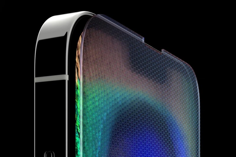 Màn hình của iPhone 13 Pro max cũng được phủ một lớp gốm để gia tăng độ bền cho thiết bị. Nguồn: Apple. Màn hình của iPhone 13 Pro max cũng được phủ một lớp gốm để gia tăng độ bền cho thiết bị. Nguồn: Apple.