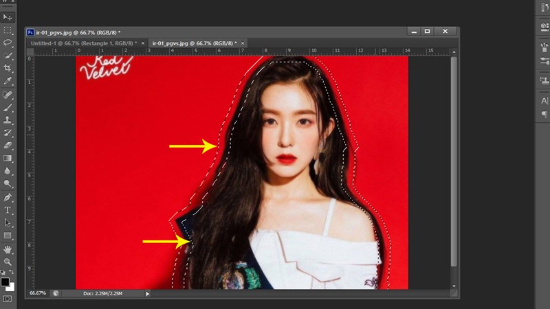 Cách thay đổi kích thước vùng chọn trong Photoshop