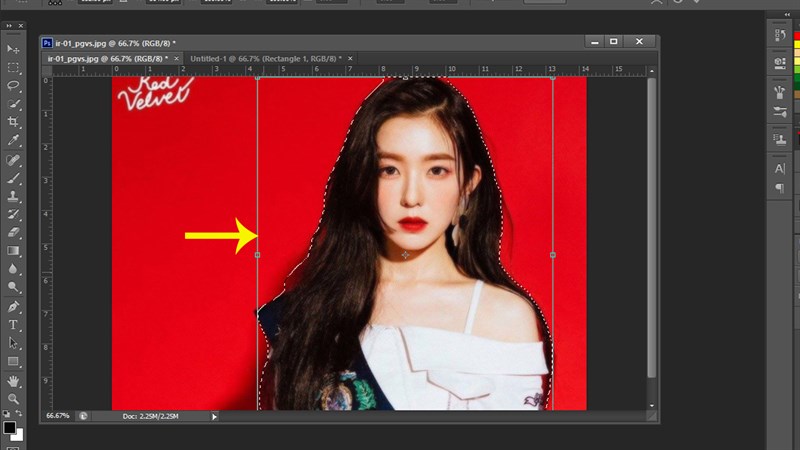 Cách thay đổi kích thước vùng chọn trong Photoshop