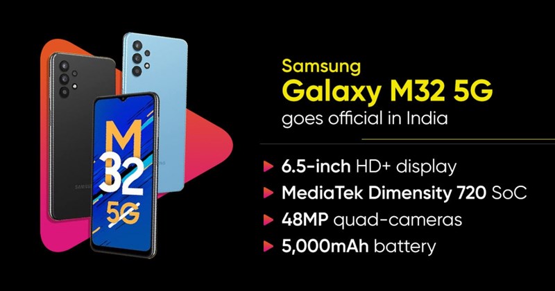 Thông số kỹ thuật của Galaxy M32 5G Thông số kỹ thuật của Galaxy M32 5G