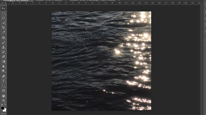 Cách xóa vùng chọn trong Photoshop Cách xóa vùng chọn trong Photoshop