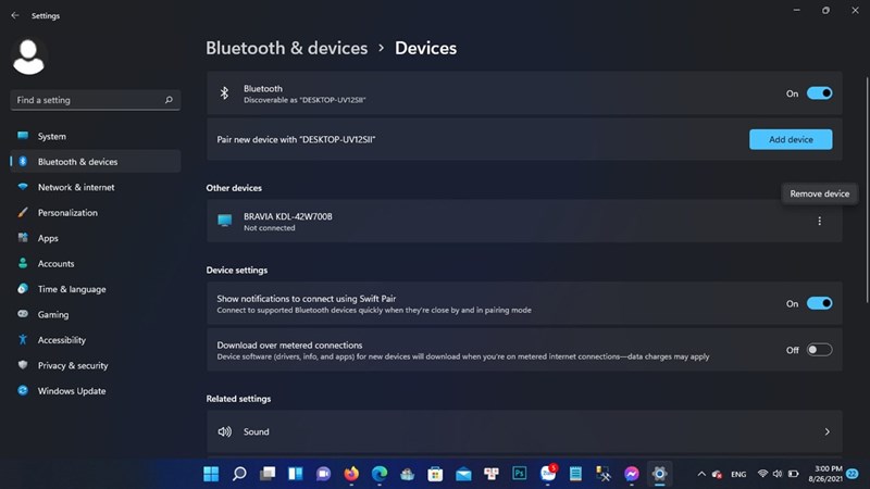 cách sửa lỗi không kết nối được bluetooth trên windows 11