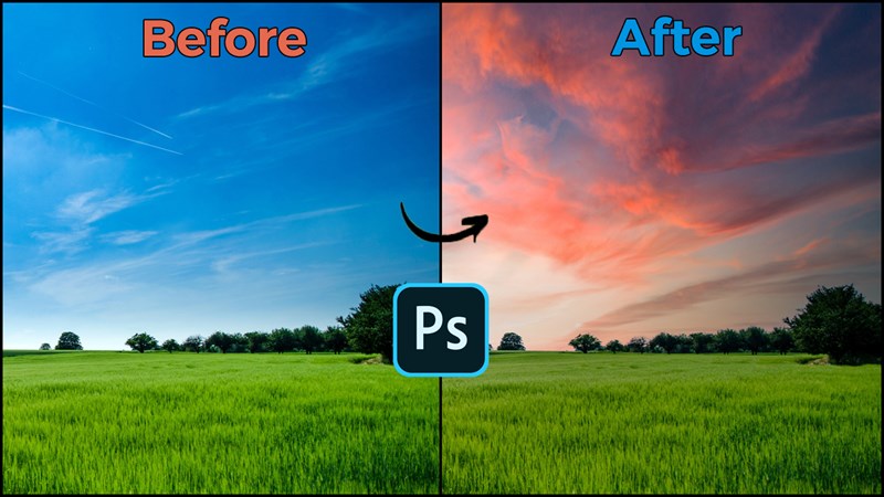 Cách thay đổi bầu trời trong Photoshop Cách thay đổi bầu trời trong Photoshop