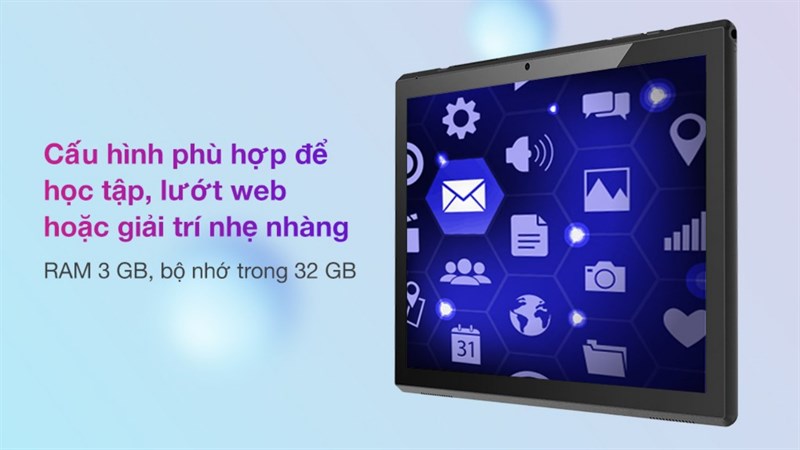 Cấu hình máy đủ mạnh để việc học online hay giải trí nhẹ nhàng được mượt mà. Cấu hình máy đủ mạnh để việc học online hay giải trí nhẹ nhàng được mượt mà.