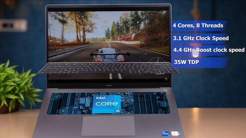Xiaomi Mi Notebook Ultra (2021) nổi bật với chip Intel Core thế hệ 11 cùng card đồ họa tích hợp Intel Iris Xe Graphics. Nguồn: Tech Unboxing. Xiaomi Mi Notebook Ultra (2021) nổi bật với chip Intel Core thế hệ 11 cùng card đồ họa tích hợp Intel Iris Xe Graphics. Nguồn: Tech Unboxing.