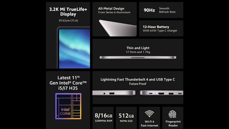 Xiaomi Mi Notebook Ultra (2021) Xiaomi Mi Notebook Ultra (2021)