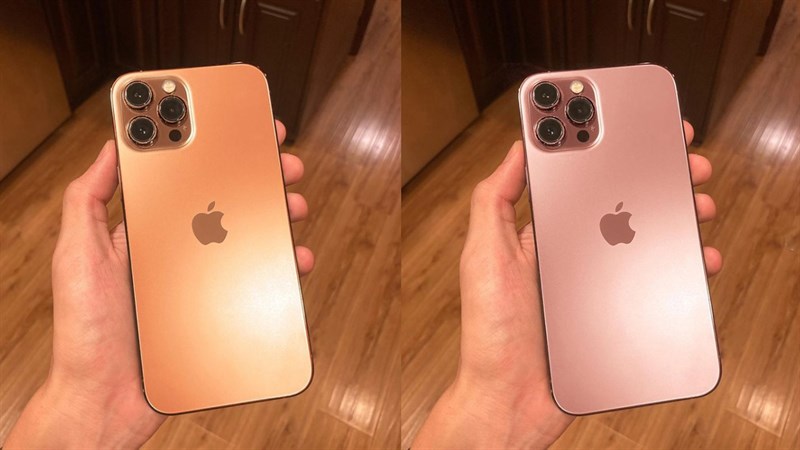 Trên tay iPhone 13 Pro Max màu Rose Gold và Sunset Gold cực sang Trên tay iPhone 13 Pro Max màu Rose Gold và Sunset Gold cực sang