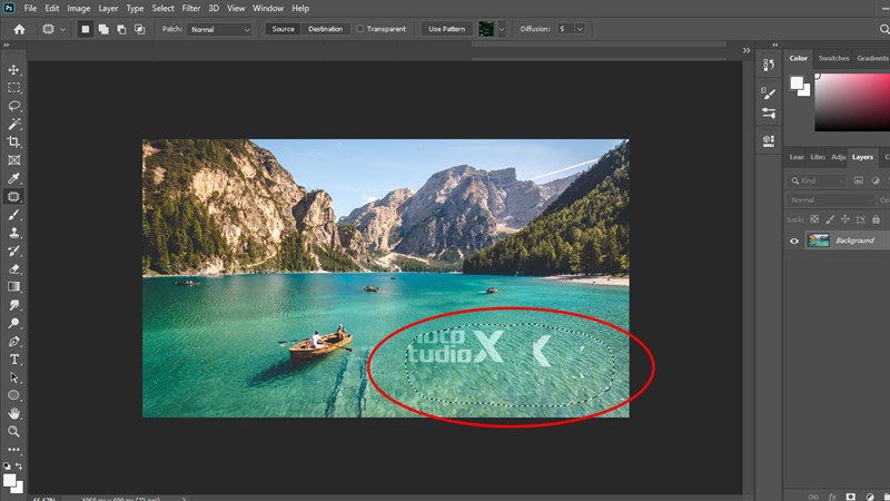 Cách xóa Watermark trong Photoshop Cách xóa Watermark trong Photoshop