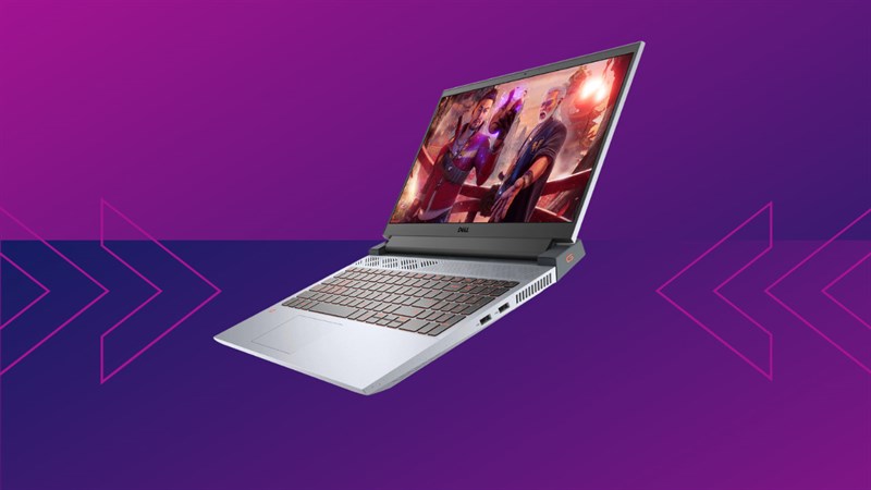 Laptop Dell Gaming G15 5515 R7 màn hình sắc nét