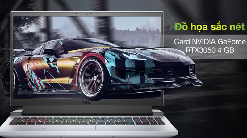 Trải nghiệm đồ họa sắc nét trên Dell Gaming G15 5515 R7 5800H