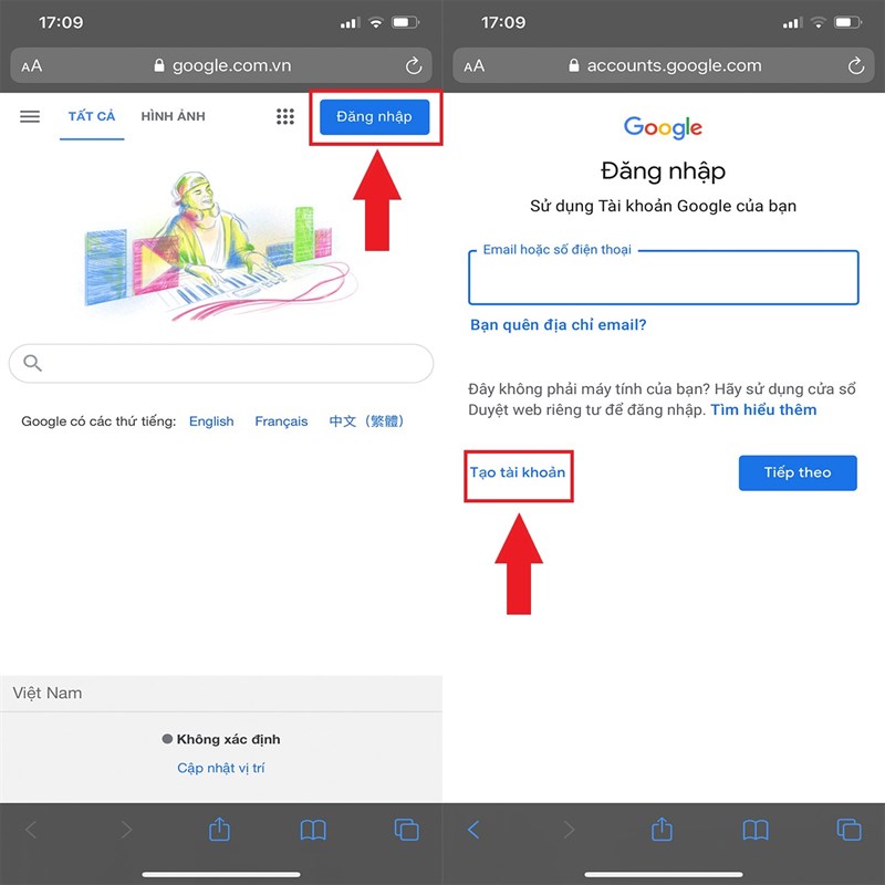 Tạo tài khoản Gmail cho con Tạo tài khoản Gmail cho con