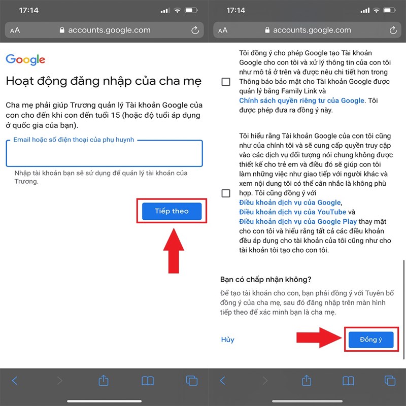 Tạo tài khoản Gmail cho con Tạo tài khoản Gmail cho con