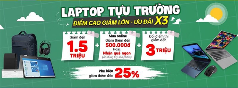 Laptop tựu trường