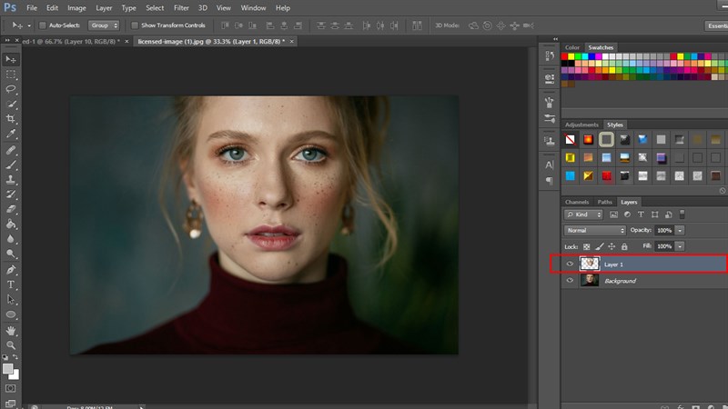 Cách làm mịn da trong Photoshop Cách làm mịn da trong Photoshop