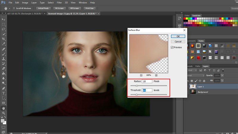 Cách làm mịn da trong Photoshop Cách làm mịn da trong Photoshop