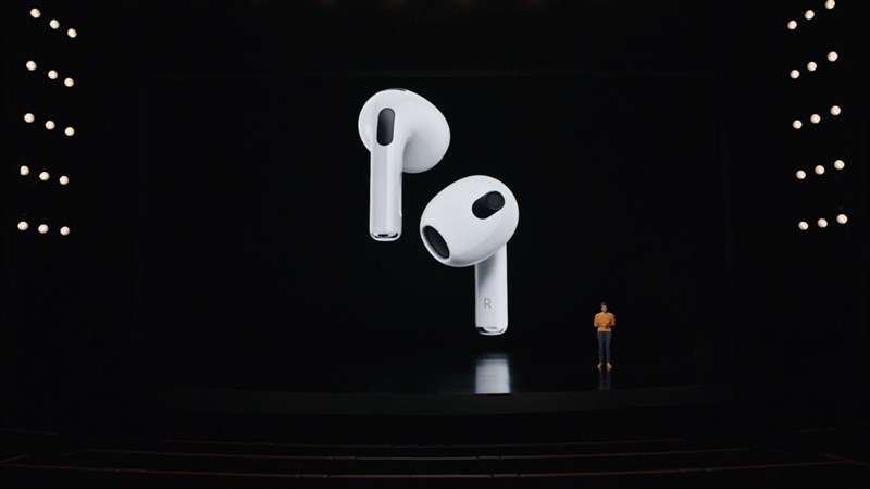 AirPods 3 có thiết kế gần giống với AirPods Pro.