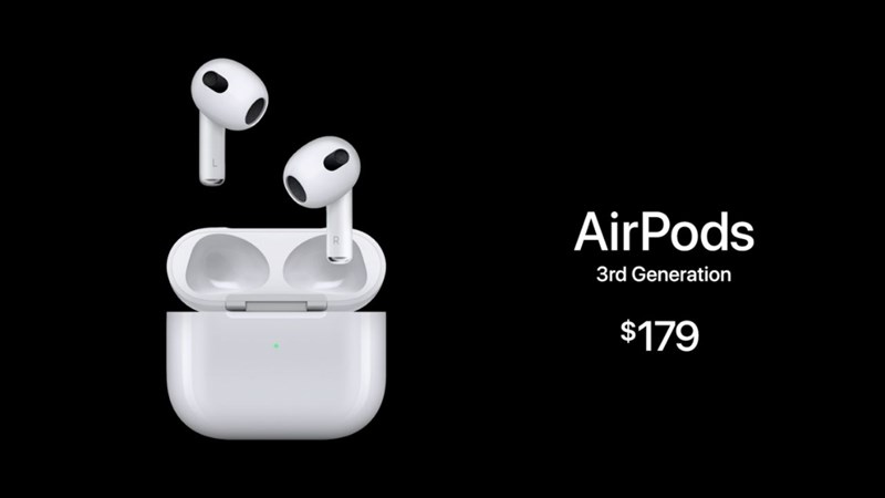 AirPods 3 có giá vào khoảng 4.07 triệu đồng.