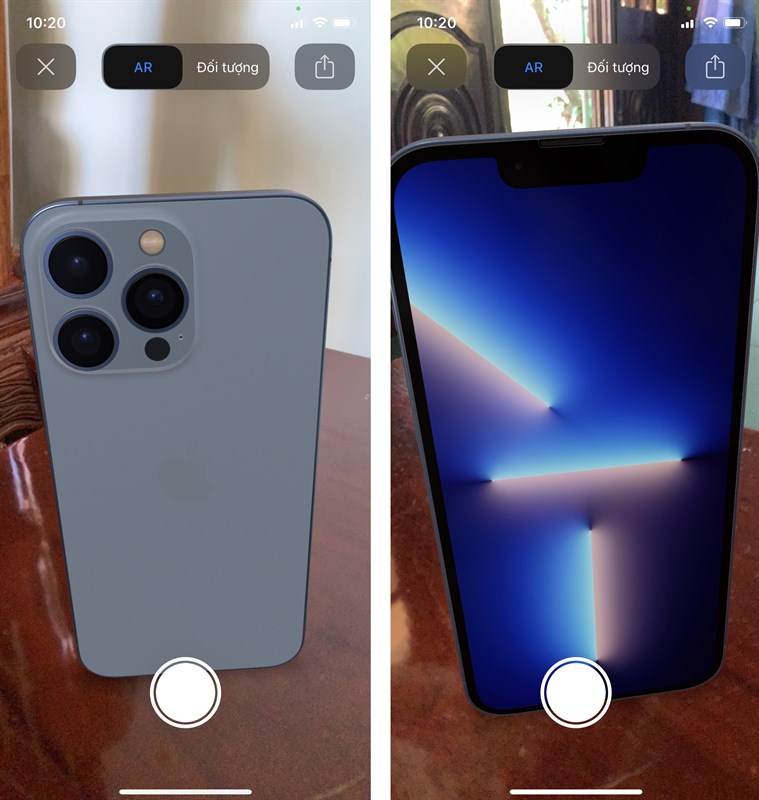 Cách xem iPhone 13 bằng AR