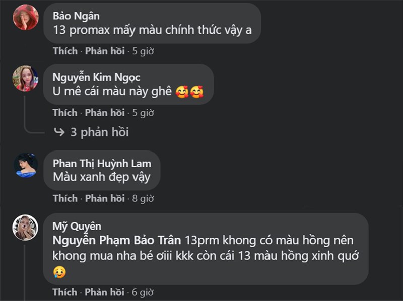Người dùng rất quan tâm đến các phiên bản màu của iPhone 13 Series Người dùng rất quan tâm đến các phiên bản màu của iPhone 13 Series