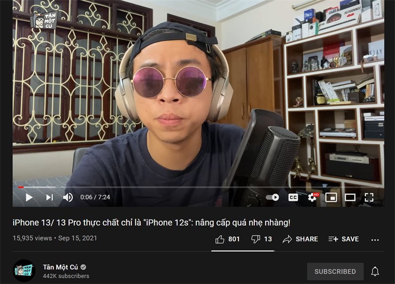 Nhận định về iPhone 13 Series của reviewer Tân Một Cú Nhận định về iPhone 13 Series của reviewer Tân Một Cú