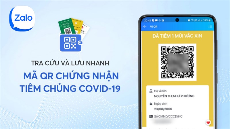 Cách tra cứu chứng nhận tiêm chủng Covid-19 bằng Zalo