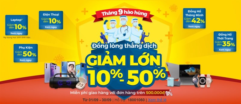 sale tháng 9