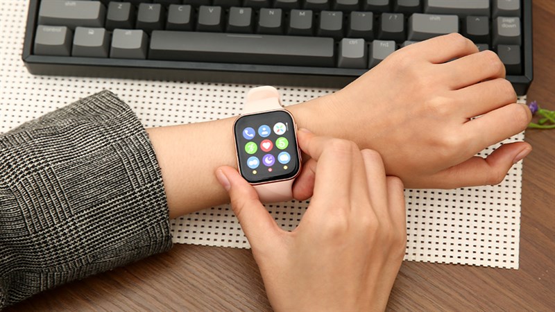 Oppo Watch 41mm dây silicone hồng Oppo Watch 41mm dây silicone hồng