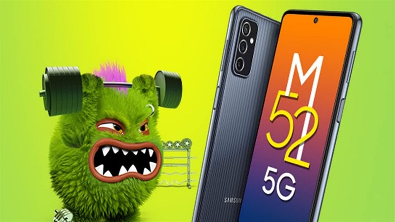 Galaxy M52 5G được ấn định ngày ra mắt: Màn hình 120Hz, ba camera sau với cảm biến chính 64MP và pin lớn