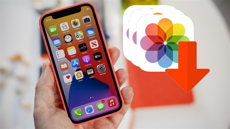 cách tải nhiều ảnh cùng lúc trên iOS 15